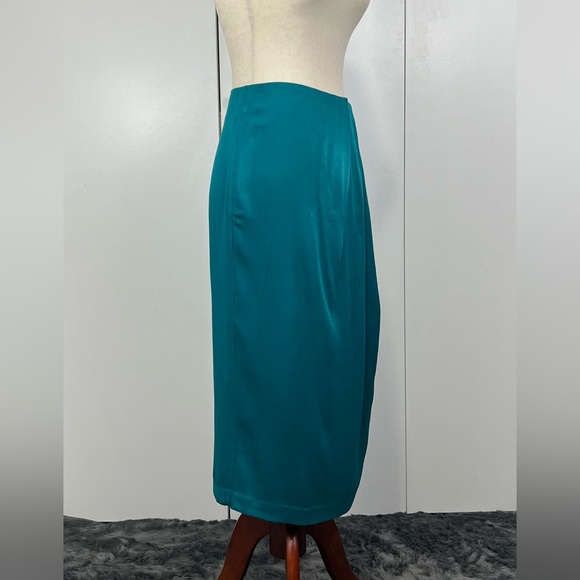 Anthropologie Teal Maxi Skirt in Standard Medium - Picture 4 of 10